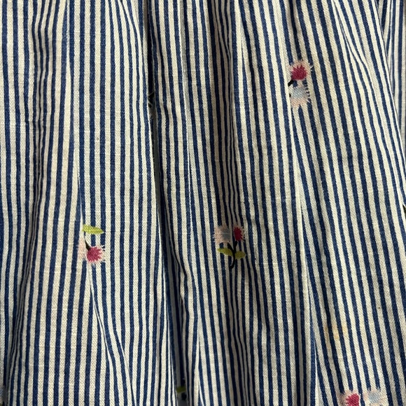 River Island Smocked Embroidered Cotton Mini Dress, M - Picture 9 of 14